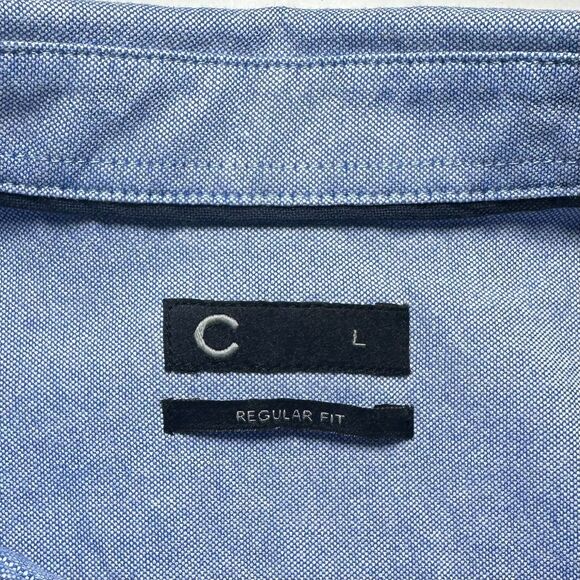 CUBUS of Norway Men's Blue Button Down Long Sleeve Shirt Sz L - Picture 3 of 10